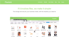 Desktop Screenshot of fluxiom.com